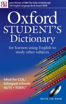 Paperback Oxford Student's Dictionary with CD-Rom Book
