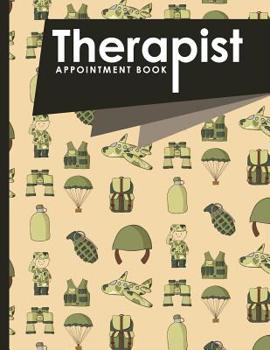 Paperback Therapist Appointment Book: 7 Columns Appointment Book, Appointment Reminder Notepad, Daily Appointment Organizer, Cute Army Cover Book