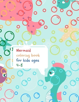 Paperback Mermaid coloring book for kids Book