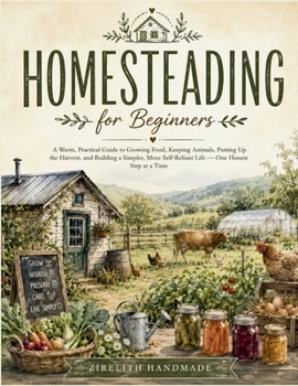 HOMESTEADING for Beginners: A Warm, Practical Guide to Growing Food, Keeping Animals, Putting Up the Harvest, and Building a Simpler, More Self-Reliant Life — One Honest Step at a Time