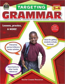 Paperback Targeting Grammar, Grades 3-4 Book