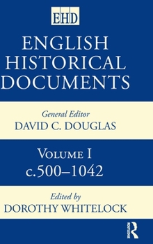 Hardcover English Historical Documents 500-1041 Book