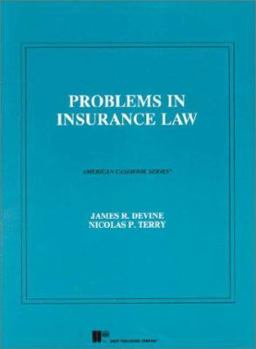 Hardcover Devine and Terry's Problems in Insurance Law Book