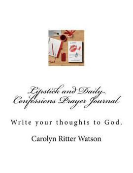Paperback Lipstick and Daily Confessions Prayer Journal Book