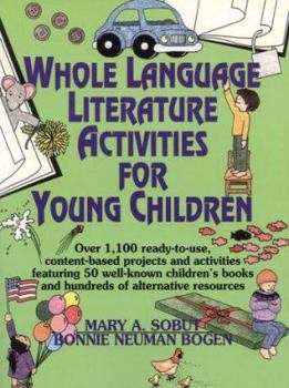 Paperback Whole Language Literature Activities for Young Children Book