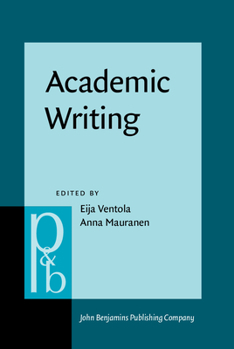 Hardcover Academic Writing: Intercultural and Textual Issues Book