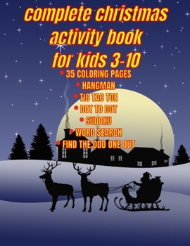 Paperback Complete Christmas Activity Book for Kids: Fun, Creativity and Sociability Book