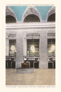 Paperback Vintage Journal Main Concourse, Grand Central Station, New York City Book