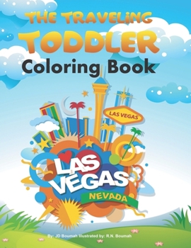 Paperback The Traveling Toddler: Las Vegas Coloring Book