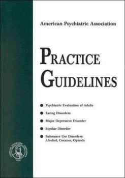 Paperback APA Practice Guidelines (One Through Five) Book