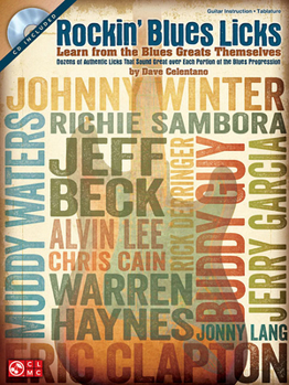 Paperback Rockin' Blues Licks: Learn from the Blues Greats Themselves [With CD (Audio)] Book