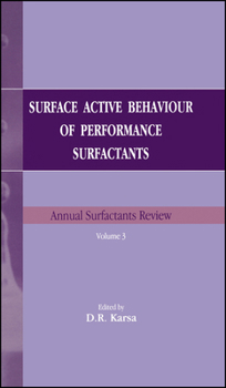 Hardcover Surface Active Behaviour of Performance Book