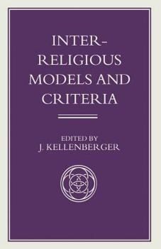 Paperback Inter-Religious Models and Criteria Book