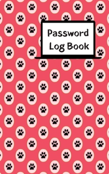 Password Log Book: Never forget another website login password with this handy record notebook where you can list your details to keep them safe. Red design with paw prints for animal and pet lovers