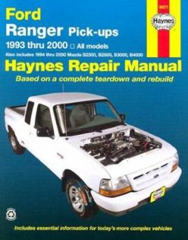 Paperback Ford Ranger '93'00 Book