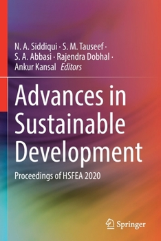 Paperback Advances in Sustainable Development: Proceedings of Hsfea 2020 Book