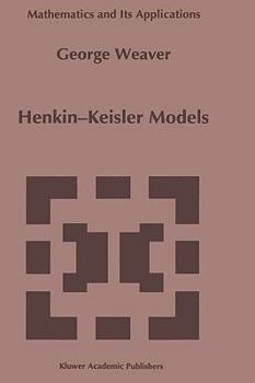 Hardcover Henkin-Keisler Models Book