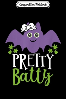 Paperback Composition Notebook: Pretty Batty Journal/Notebook Blank Lined Ruled 6x9 100 Pages Book