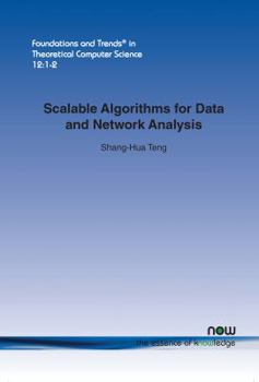 Paperback Scalable Algorithms for Data and Network Analysis Book