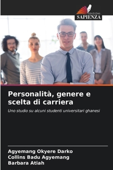Paperback Personalità, genere e scelta di carriera [Italian] Book