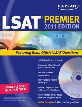 Paperback Kaplan LSAT Premier [With CDROM] Book