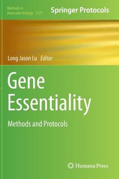 Hardcover Gene Essentiality: Methods and Protocols Book