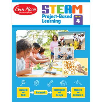 Paperback Steam Project-Based Learning, Grade 4 Book