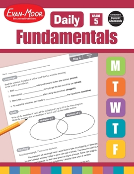 Paperback Daily Fundamentals, Grade 5 Teacher Edition Book