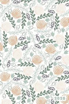 2025: Victorian English Country Garden Weekly Calendar Planner Organizer