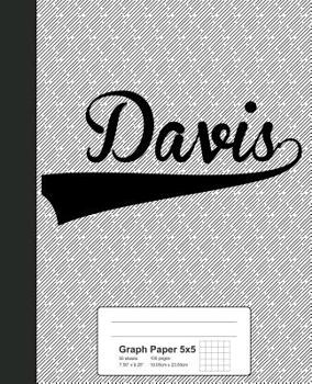 Paperback Graph Paper 5x5: DAVIS Notebook Book