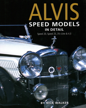 Hardcover Alvis Speed Models 1932-40: In Detail Book