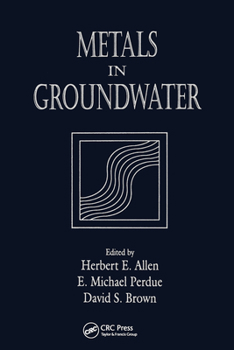 Paperback Metals in Groundwater Book