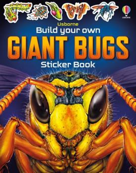 Paperback Build Your Own Giant Bugs Sticker Book