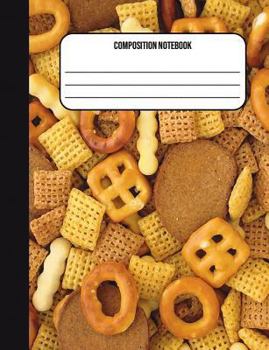 Paperback Composition Notebook: Snacks 100 Ruled Pages 97.44 x 9.69) Back To School Book