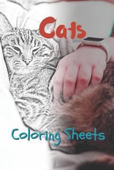 Paperback Cat Coloring Sheets: 30 Cat Drawings, Coloring Sheets Adults Relaxation, Coloring Book for Kids, for Girls, Volume 5 Book