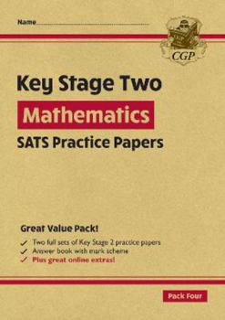 Paperback New KS2 Maths SATS Practice Papers: Pack 4 (for the tests in 2019) (CGP KS2 SATs Practice Papers) Book