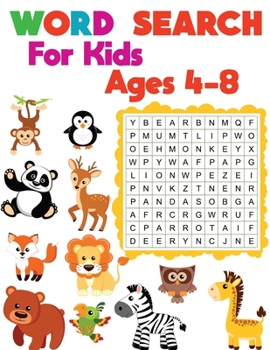 Word Search For Kids Ages 4-8: Kindergarten to 1st Grade, Search & Find Words, and More!