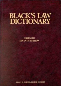 Paperback Black's Law Dictionary Book