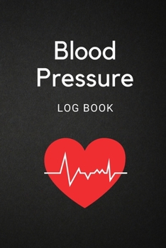 Paperback Blood Pressure Log Book