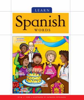 Library Binding Learn Spanish Words Book