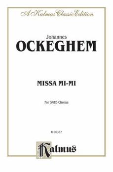 Paperback Missa Mi-Mi: SATB, a cappella (Latin Language Edition) (Kalmus Edition) (Latin Edition) Book