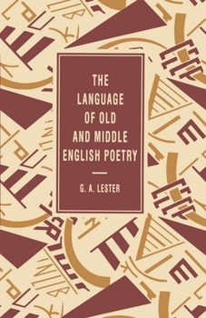 Paperback The Language of Old and Middle English Poetry Book