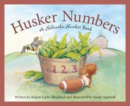 Hardcover Husker Numbers: A Nebraska Number Book