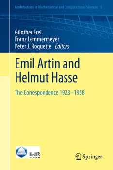 Hardcover Emil Artin and Helmut Hasse: The Correspondence 1923-1958 Book