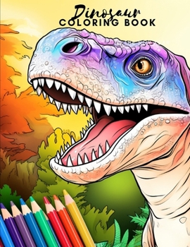 Paperback Dinosaur Coloring Book: Fun Dinosaur Coloring Book For Kids Book