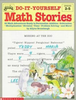 Paperback Do-It-Yourself Math Stories Book