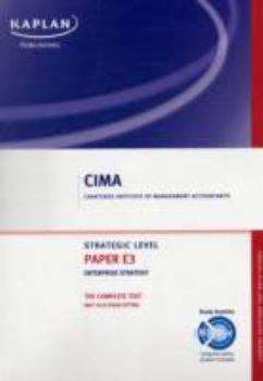 Paperback Enterprise Strategy: Paper E3: Complete Text Book