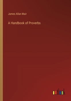 Paperback A Handbook of Proverbs Book