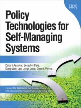 Hardcover Policy Technologies for Self-Managing Systems Book