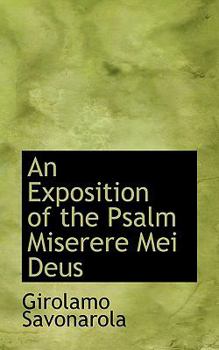 Paperback An Exposition of the Psalm Miserere Mei Deus Book